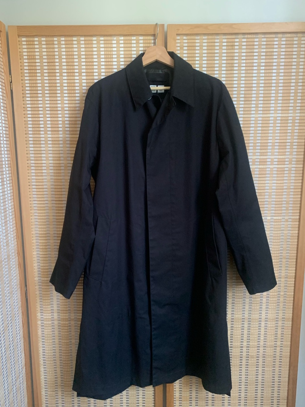 Uniqlo Black Trench Coat